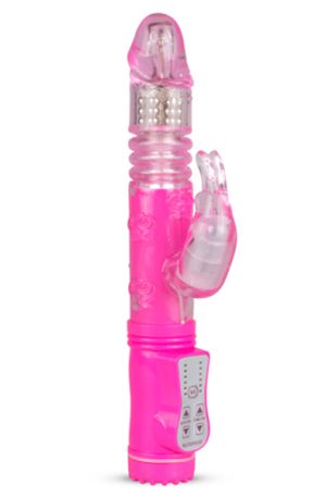 Easytoys Thrusting Rabbit Vibrator Pink Rabbitvibrator
