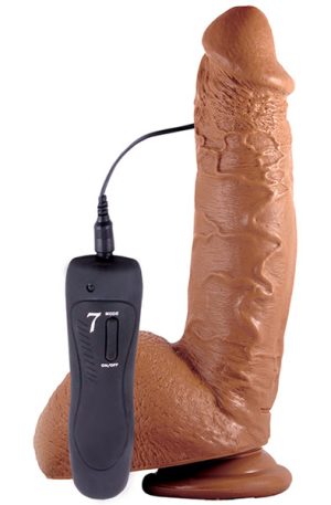 Shane Diesel Vibrating Dildo 25 cm Dildo med vibrator