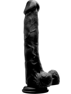 RealRock: Realistic Cock, 27 cm, svart