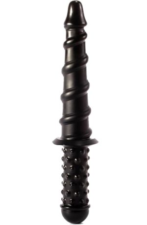 X-Men Sword Handle Butt Plug Black 35 cm Dildo med handtag