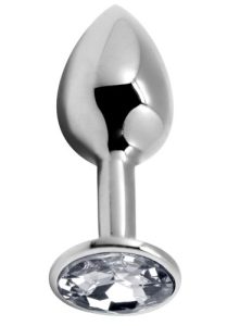 Alive BDSM Line Analplugg metall Large, Klar
