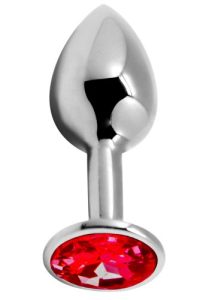 Alive BDSM Line Analplugg metall Large, Röd