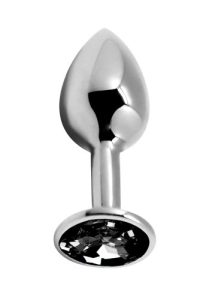 Alive BDSM Line Analplugg metall Medium, Svart