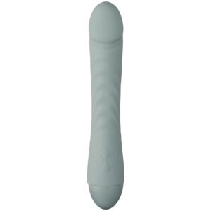 Amaysin Räfflad Dildovibrator 20 cm - Blå