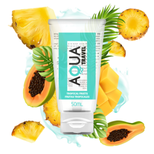 Aqua Travel - Smaksatt Vattenbased Glidmedel Tropiska Frukter 50 ml
