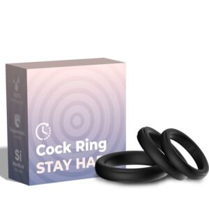 Armony Triple Penisring Svart Silikon