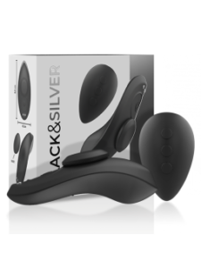 BLACK - PRESTON RECHARGEABLE SILICONE VIBRATOR PANTIE BLACK