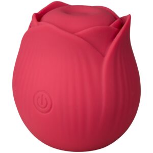 Baseks Rose Tapping Klitorisvibrator - Röd