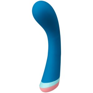 Baseks Tricolor Uppladdningsbar G-punktsvibrator - Blå