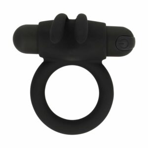 Black - Agron Penisring 2.0 med vibrator - Svart