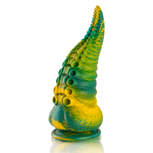 Cetus - Tentakel Dildo Stor Storlek i Grön Silikon