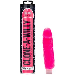 Clone-A-Willy DIY Homemade Dildo Kit Glow In The Dark - Ljusrosa