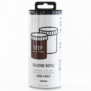 Clone-A-Willy Refill Deep Skin Tone Silicone