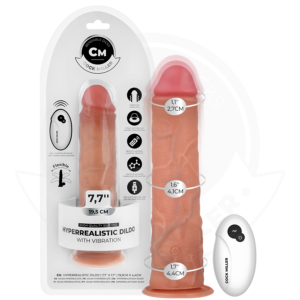 Cock Miller - Realistisk dildo med sugkopp och fjärrkontroll, 19,5 cm