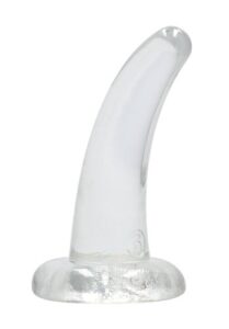 Crystal Clear non realistic dildo 11 cm, Clear