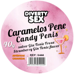 DIABLO PICANTE - 20 GIN TONIC FLAVORED PENIS CANDIES