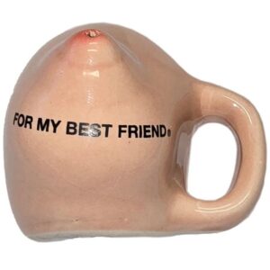 DIABLO PICANTE - BREAST MAGNET ON A CERAMIC MUG "FOR MY BEST FRIEND"