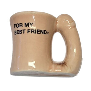 DIABLO PICANTE - CERAMIC MUG MAGNET WITH PENIS HANDLE "FOR MY BEST FRIEND"