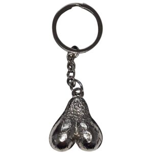 DIABLO PICANTE - SILVER EGGS METAL KEYCHAIN