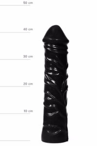 DILDO ALL BLACK 33 CM