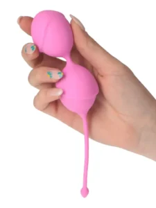 Delight Pussy Lichee Silicone Pink Knipkulor / Geishakulor