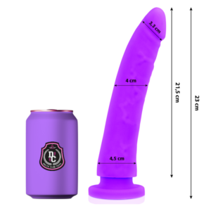 Delta Club Dildo i Medicinsk Silikon - Lila 23 cm
