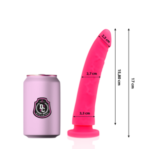 Delta Club Dildo i Medicinsk Silikon - Rosa 17 cm