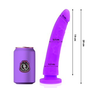 Delta Club - Lila dildo i medicinsk silikon 20 cm