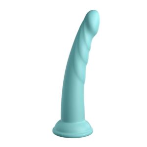 Dillio Slim Seven - Grön Dildo 17,78 cm