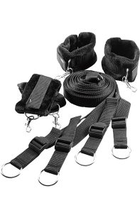 Dream Toys Blaze Bed Restraint Set Hand och fotbojor