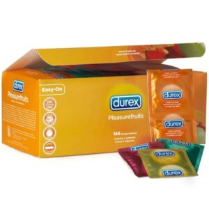 Durex Pleasure Fruits - 144 fruktigare kondomer