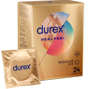 Durex RealFeel Kondom 24-pack - Latexfritt