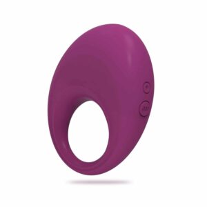 Dylan - Penisring med Vibrator - Kompatibel med trådlösa Watchme-teknologin - Lila