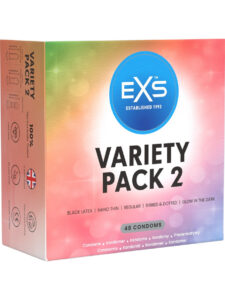 EXS: Variety Pack 2 Kondomer, 48-pack