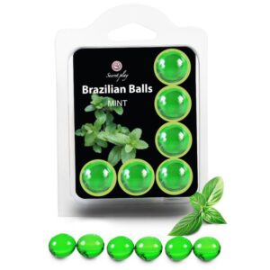 Erotiska Brazilianska Bollar - Mint, Set om 6