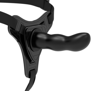 Fetisch Submissiv Bälte - Svart Silikon G-Punkt 16 cm