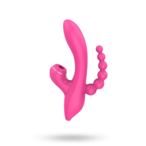 G-spot Vibrator With Sucking & Anal Beads