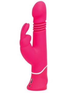 Happy Rabbit Thrusting Realistic Rabbit Pink
