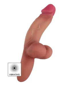 Heavy Hitter Vibrating Dildo Liquid Silicone Dildo med vibrator