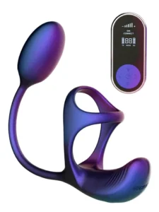 Hueman Halo Orbit Cock Ring Prostatavibrator med penisring