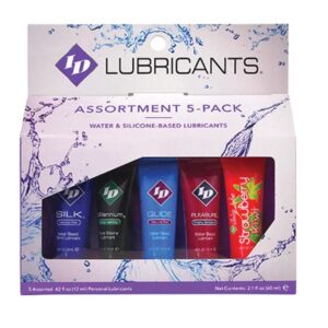 ID Juicy Lube - Smaksatt Glidmedel 5-pack 12 ml