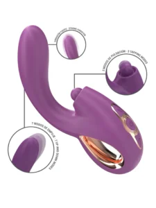 Intense Lali G-spot Tapping & Thrust & Vibration G-punktsvibrator