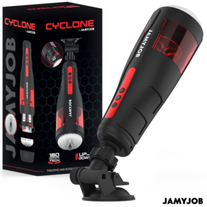 Jamyjob Cyclone - Automatisk Masturbator med 10 Rotations- och Stötlägen