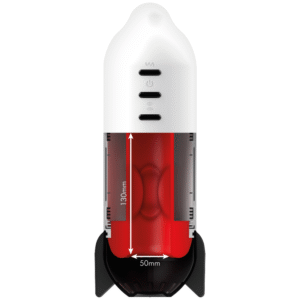 Jamyjob rocket masturbator soft compression tech and vibration
