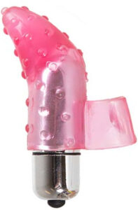 Jelly Fingervibrator with 10-Speed Bullet