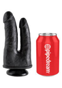 KING COCK DOUBLE PENETRATOR BLACK