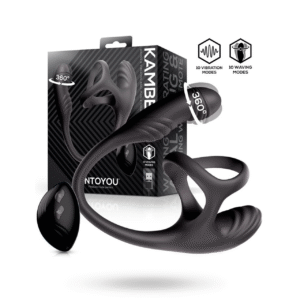 Kamber Waving Vibrating Anal Plug & Cockring
