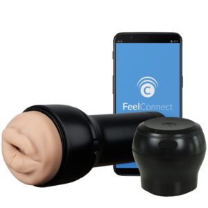 Kiiroo Feel Victoria June Mouth + PowerBlow Masturbator Set - Nude