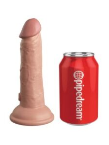 King Cock Elite Realistic Dildo Vibrating & Silicone 15.2 Cm