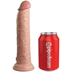 King Cock Elite - Realistisk Dildo med Vibration och Fjärrkontroll 23 cm